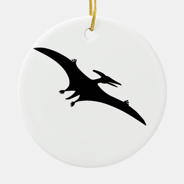 Pterodactyl Dinosaur Ceramic Tree Decoration (Front)