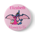 Pterodactyl Dinosaur It's a Girl Baby Shower