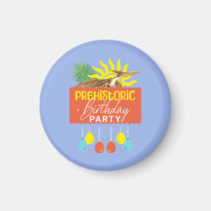Pterodactyl Prehistoric Birthday Party Magnet