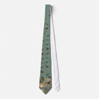 Pterodactyls Antique Print Tie