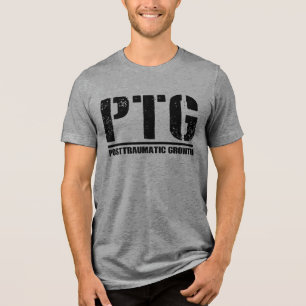 PTG - Posttraumatic Growth - Military Veterans Tri-Blend Shirt