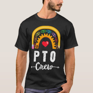 Pto crew parent school volunteer board mum parent T-Shirt