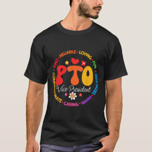 Pto Vice President Back To School Matching Parent  T-Shirt