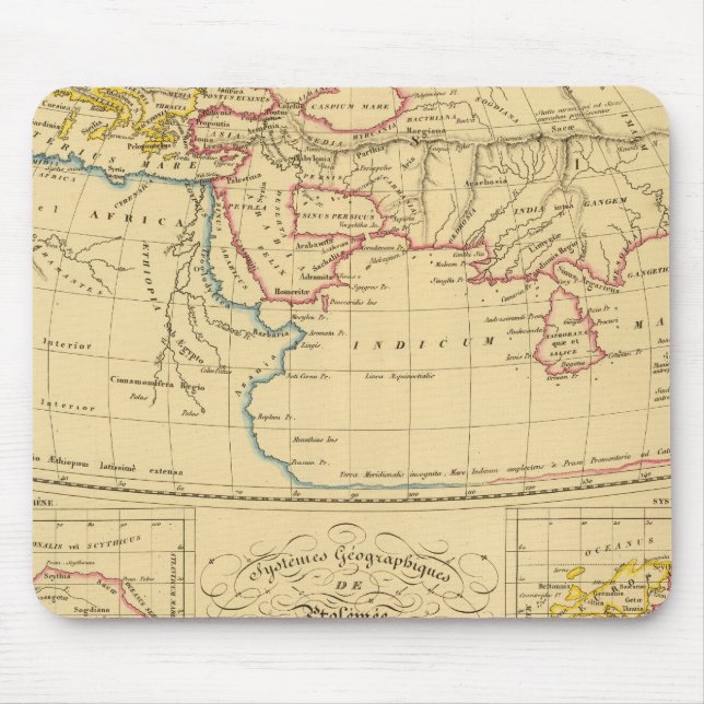 Ptolemy's Geography Mouse Pad (Front)