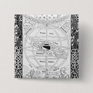 Ptolemy's System 15 Cm Square Badge