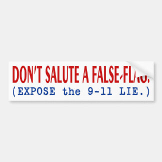 PTP's "False-Flag" Bumper Sticker - Style A