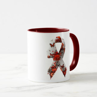 PTSD Awareness Day Floral Design Mental Health Mug