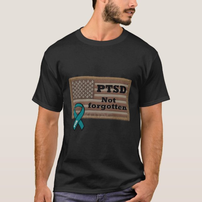 Ptsd Awareness Not Forgotten T-Shirt (Front)