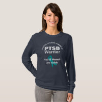 PTSD Awareness Quotes Teal Ribbon Graphic