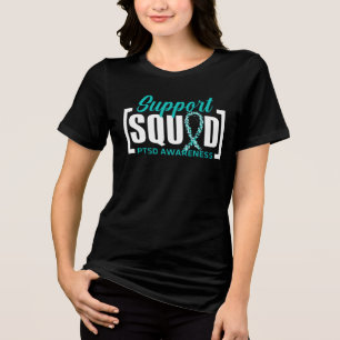 PTSD Awareness Support Squad Tri-Blend Shirt