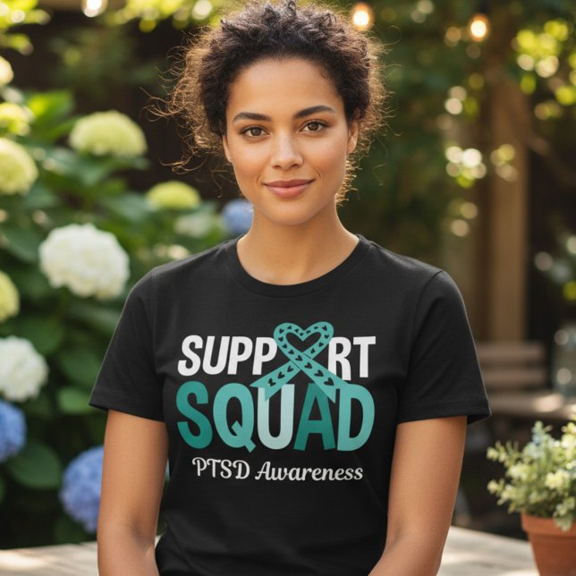 PTSD Awareness Support Squad Tri-Blend Shirt (Creator Uploaded)
