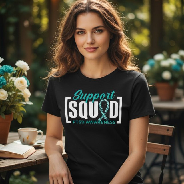 PTSD Awareness Support Squad Tri-Blend Shirt (Creator Uploaded)
