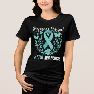 PTSD Awareness Support Squad Tri-Blend Shirt