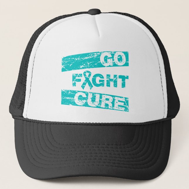 PTSD Go Fight Cure Trucker Hat (Front)