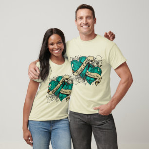 PTSD Hope Faith Dual Hearts T-Shirt