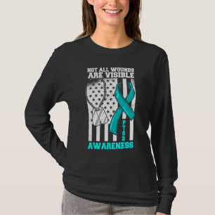 Ptsd Not All Wounds Are Visible Support The Troops T-Shirt
