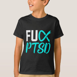 Ptsd Post Traumatic Stress Disorder Awareness Ribb T-Shirt