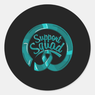 Ptsd Post Traumatic Stress Disorder Awareness Supp Classic Round Sticker