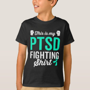 Ptsd Stress Warrior Survivor Awareness Get Well Re T-Shirt
