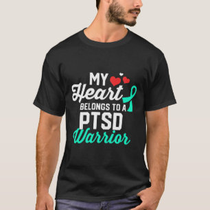 Ptsd Stress Warrior Survivor Support Awareness Rec T-Shirt