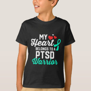 Ptsd Stress Warrior Survivor Support Awareness Rec T-Shirt