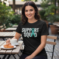 PTSD Support Squad Teal Ribbon