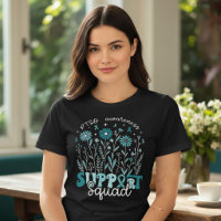 PTSD Support Squad Teal Wildflowers