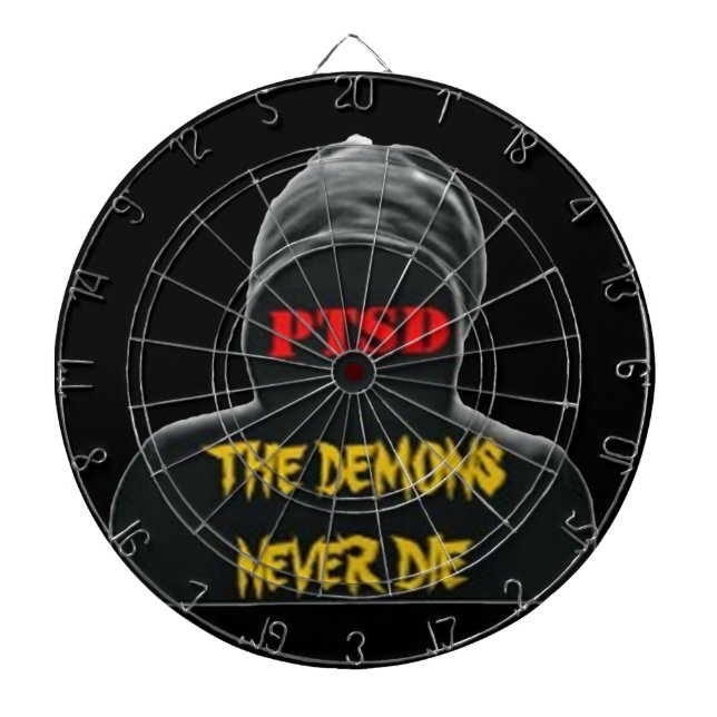 PTSD: THE DEMONS NEVER DIE DART BOARD (Front)