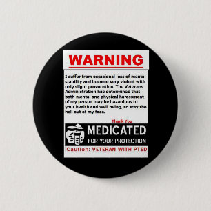 PTSD WARNING Button
