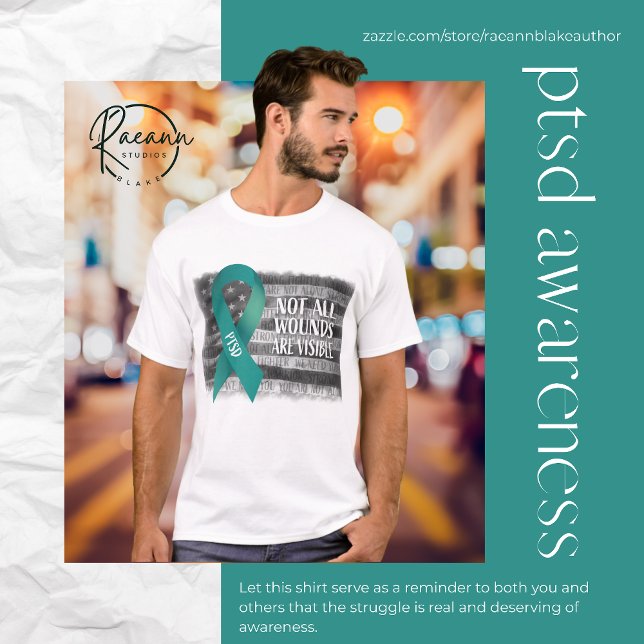 PTSD Wounds T-Shirt (Creator Uploaded)