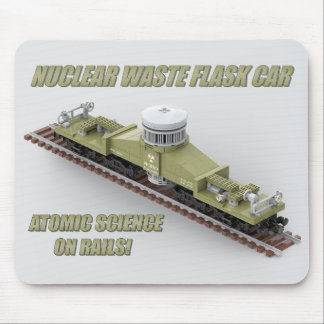 PTW American Nuclear Waste Flask Car Mouse Pad