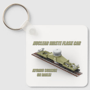 PTW Modern American Nuclear Flask Car Dual-Sided Key Ring
