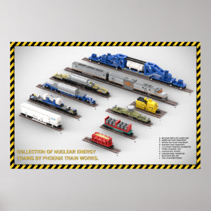 PTW Nuclear Energy Train Collection Poster
