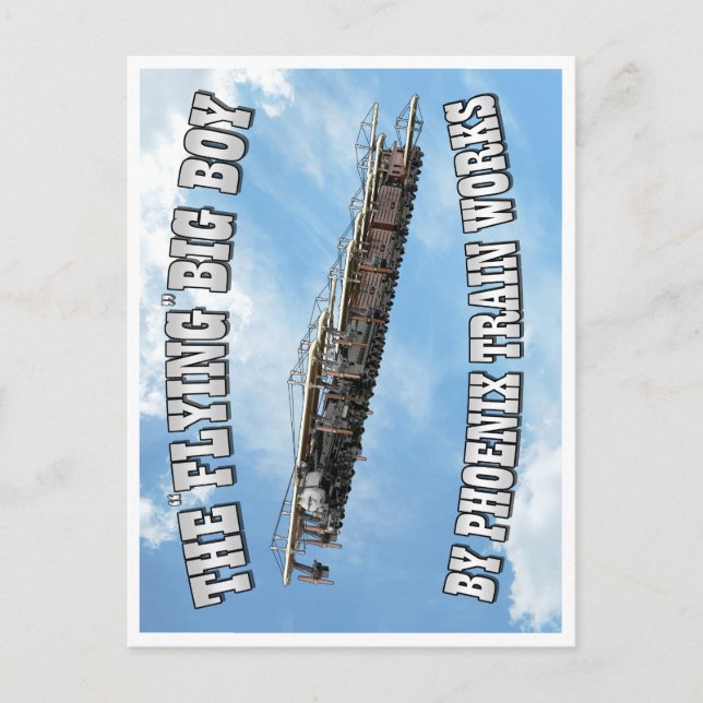 PTW The "Flying" Big Boy Postcard (Front)