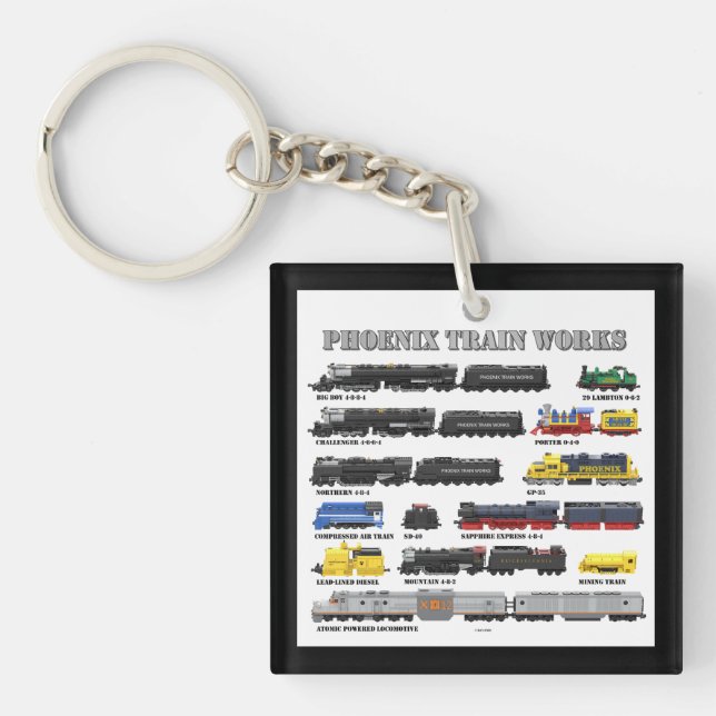 PTW Train Collection Key Ring (Front)