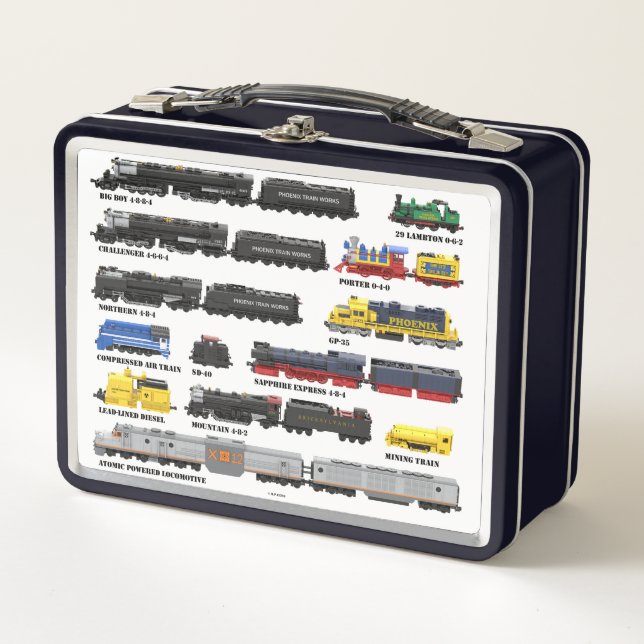 PTW Train Collection Lunch Box (Front)