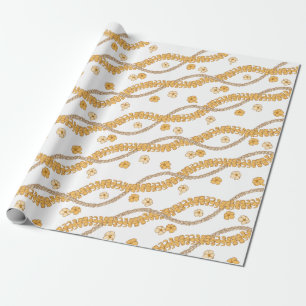 Puakenikeni lei wrapping paper
