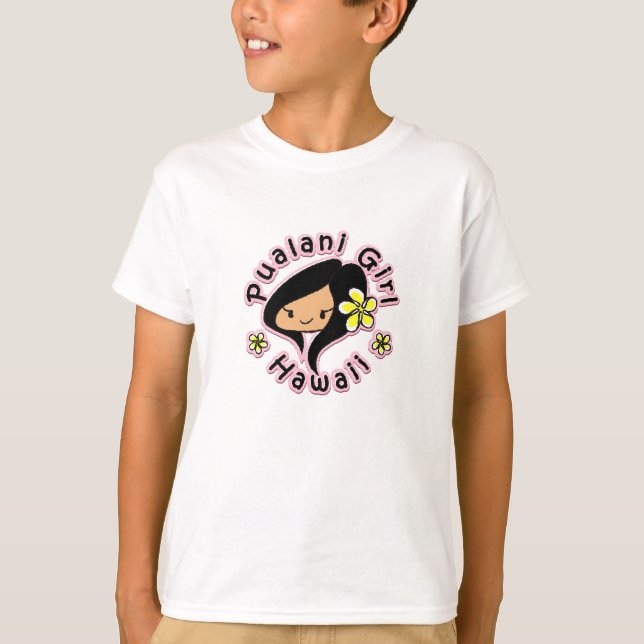 Pualani Girl Hawaii - Girls T-Shirt (Front)