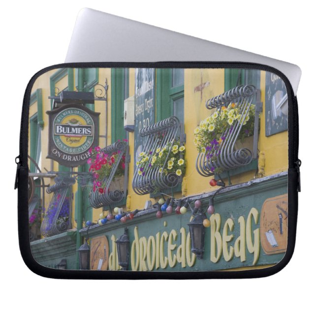 Pub, Dingle, Dingle Peninsula, County Kerry, Laptop Sleeve (Front)