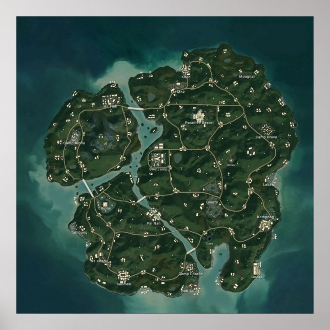 PUBG New Sanhok  Savage 8192x8192 Poster (Front)