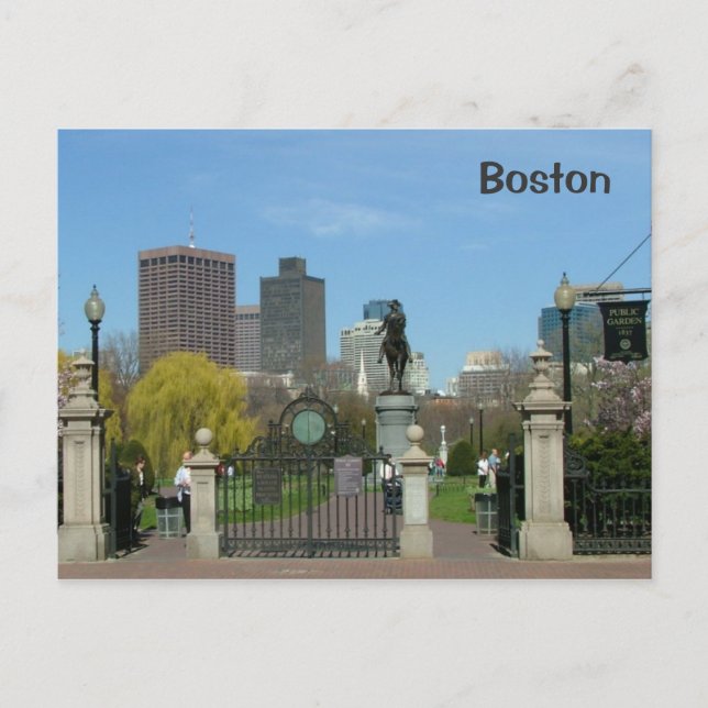 Public Garden Postcard (Front)