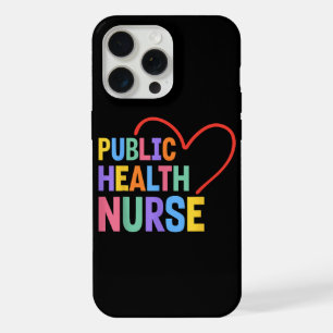 Public Health Nurse Heart iPhone 15 Pro Max Case