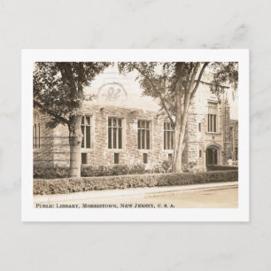 Public Library, Morristown, New Jersey Vintage Postcard