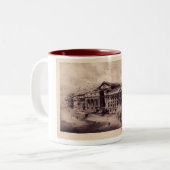 Public Library, New York City Vintage Two-Tone Coffee Mug (Front Left)