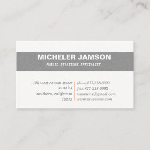 Public Relation business cards