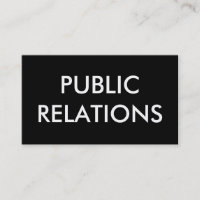 public relations