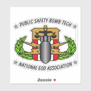 PUBLIC SAFETY BOMB TECH STICKER