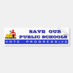 Public Schools Bumper Sticker