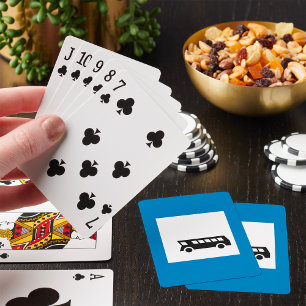 Public Transport Bus Stop Sign Urban Transit  Playing Cards