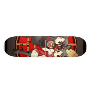 Pucca love skateboard